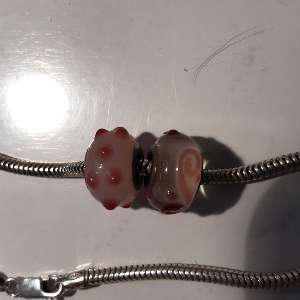 Pandora Colored Pink Charms